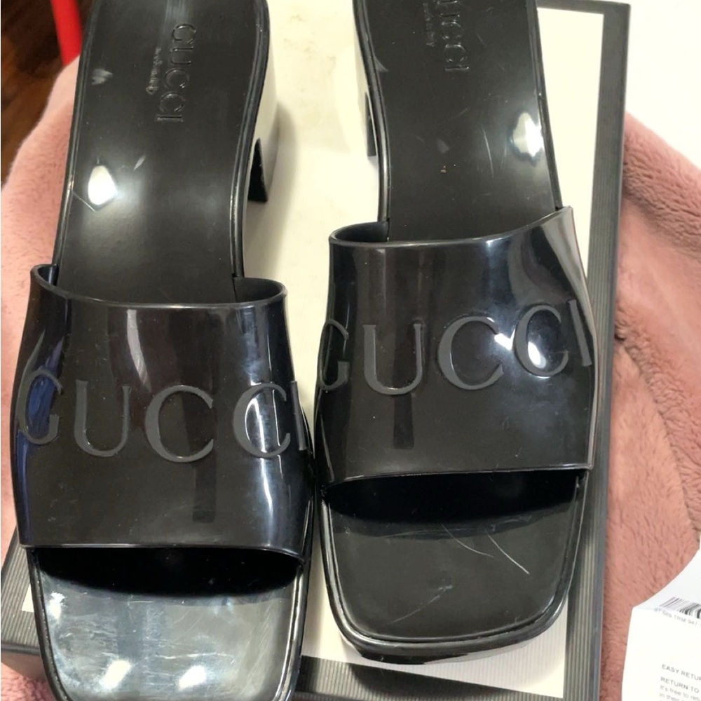Gucci Black Women's Slide Sandals